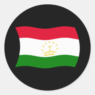 Autocollant du drapeau du Tadjikistan