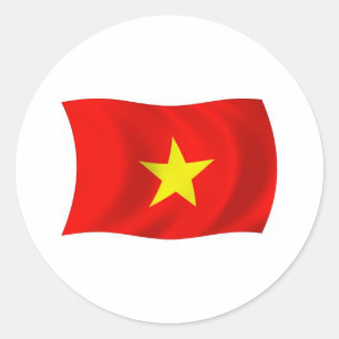 Autocollant du drapeau du Viêt Nam
