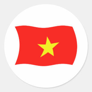 Autocollant du drapeau du Viêt Nam