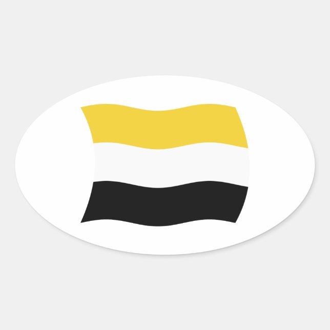 Autocollant du drapeau garifuna (Devant)