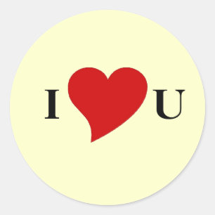 Autocollant d'U du "coeur" I