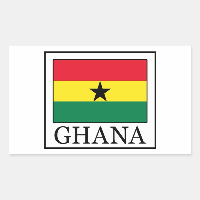 Autocollant du Ghana (Devant)