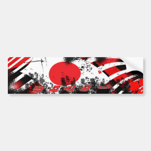 Autocollant du Japon d'amour