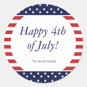 Autocollant du jour de l'Indépendance et de la fêt