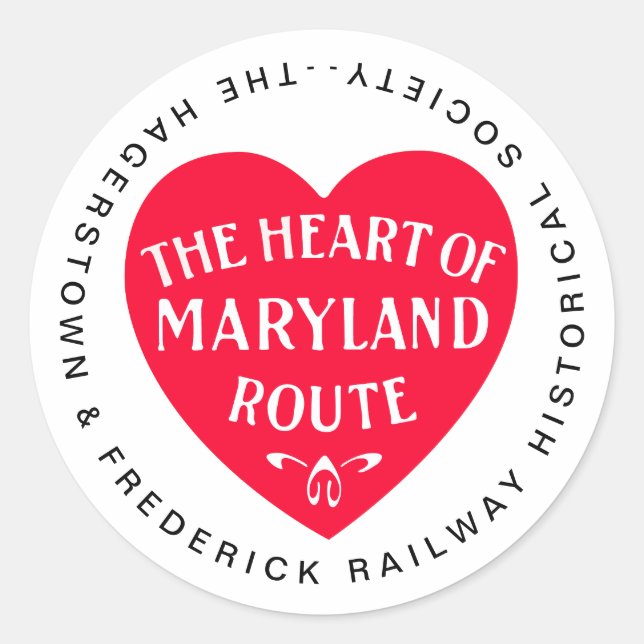 autocollant du logo H&FRHS Heart of Maryland (Devant)