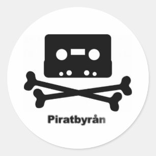 autocollant du logo piratbyran