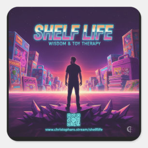 Autocollant du logo Shelf Life