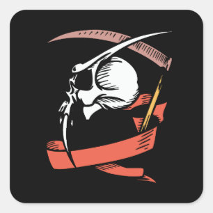 Autocollant du Long Skull Club