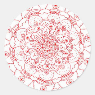 Autocollant du mandala 2