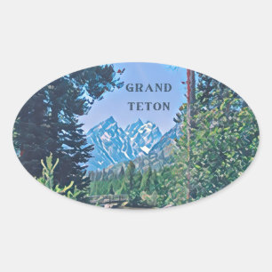 Autocollant du Parc National de Grand Teton