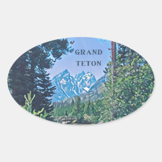 Autocollant du Parc National de Grand Teton