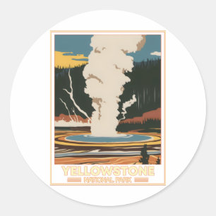 Autocollant du Parc National de Yellowstone