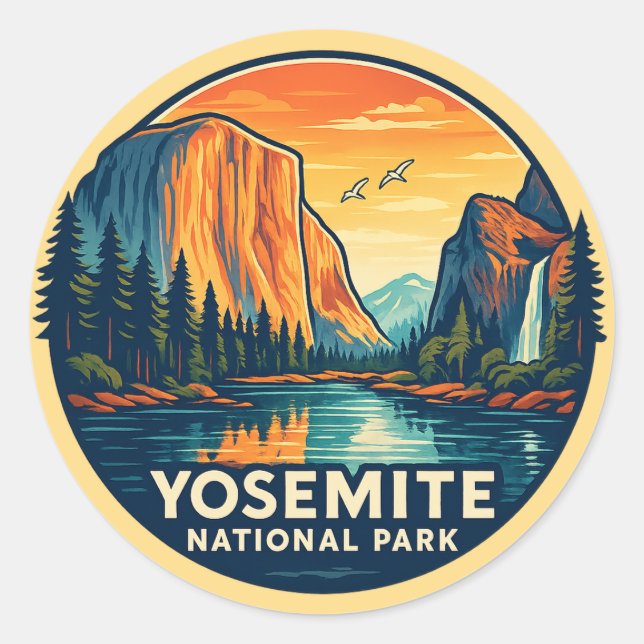 Autocollant du Parc national de Yosemite (Devant)