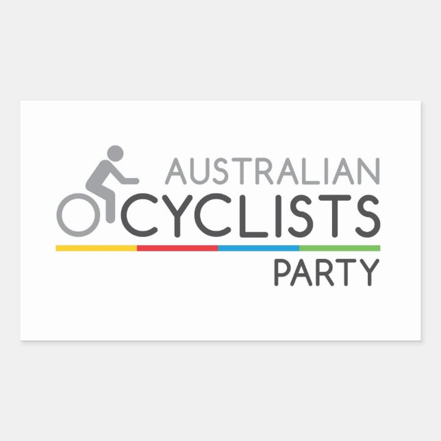 Autocollant du parti des cyclistes australiens (Devant)