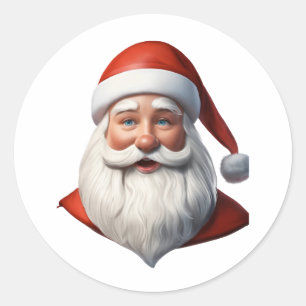 Autocollant du Père Noël   Stickers Père Noël de N