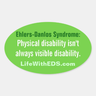 Autocollant du syndrome d'Ehlers-Danlos (SDE)
