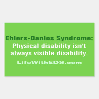 Autocollant du syndrome d'Ehlers-Danlos (SDE)