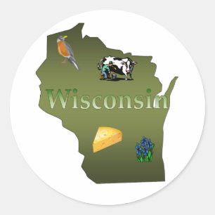 Autocollant du Wisconsin