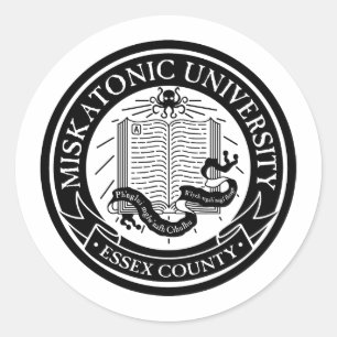 Autocollant d'université de Miskatonic
