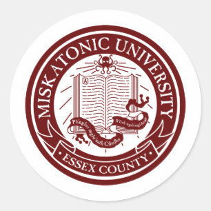 Autocollant d'université de Miskatonic