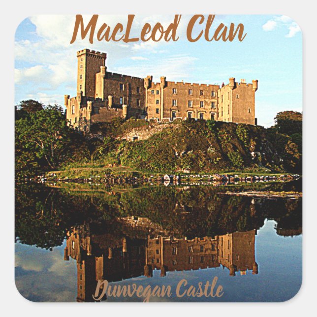 Autocollant Dunvegan Castle du clan écossais MacLe (Devant)