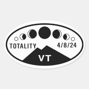 Autocollant Eclipse Water Bottle - Vermont - 2024