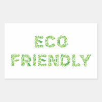 Autocollant écologique. Produit écologique. Green