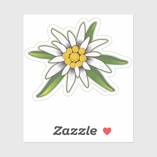 Autocollant Edelweiss (Feuille)