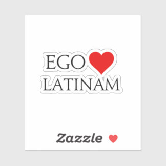 Autocollant Ego Amo Latinam (I Love Latin)
