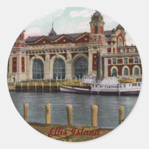 Autocollant Ellis Island