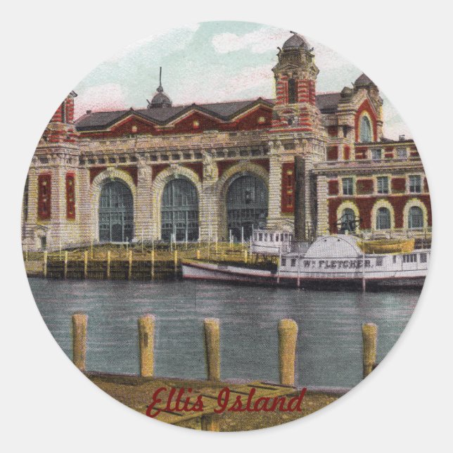 Autocollant Ellis Island (Devant)