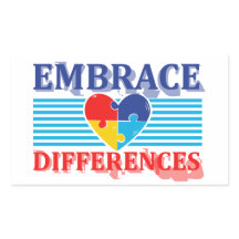 Autocollant Embrasser les différences