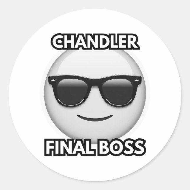 Autocollant Emoji Chandler Boss Final (Devant)