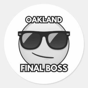 Autocollant Emoji de Boss Final d'Oakland