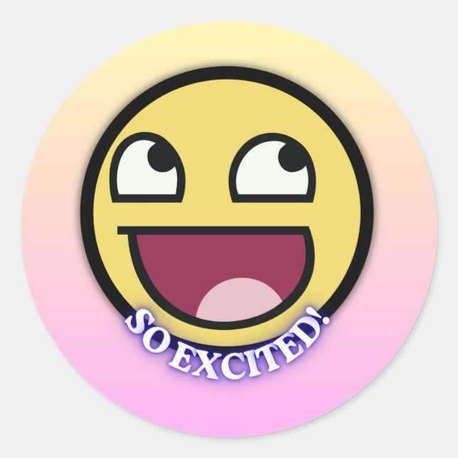 Autocollant emoji heureux (Devant)