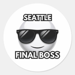 Autocollant Emoji Seattle Boss Final Cool