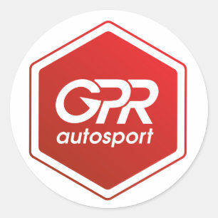 Autocollant empilé de logo