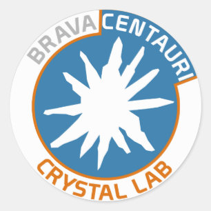 Autocollant en cristal centauri de laboratoire de