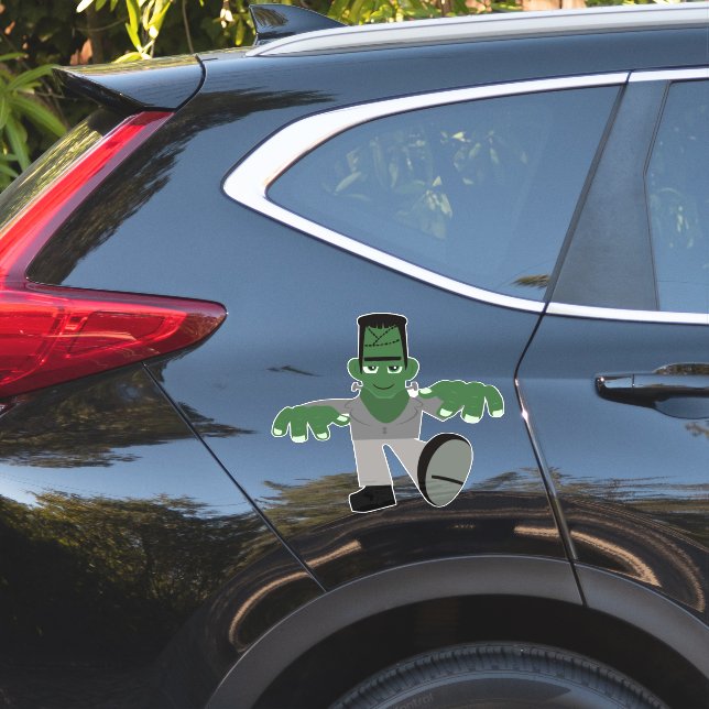 Autocollant en forme de FRANKENSTEIN pour voiture  (Coté voiture)