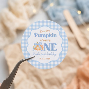 Autocollant en papier pour anniversaire Little Pum