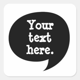 Autocollant en simili-niveaux de dialogue de bande