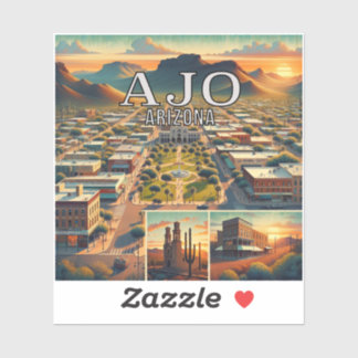 Autocollant en vinyle Ajo Arizona 3 pouces