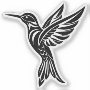 Autocollant en vinyle de colibri