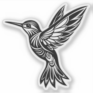 Autocollant en vinyle de colibri