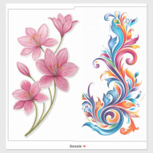 Autocollant en vinyle découpé sur mesure