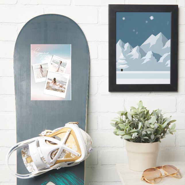 Autocollant en vinyle découpé sur mesure Summer Vi (Snowboard)