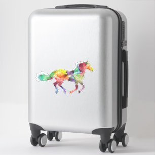 Autocollant en vinyle peint Rainbow