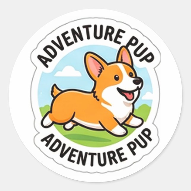 Autocollant en vinyle pour amateur d'aventures ave (Devant)