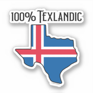 Autocollant en vinyle sur mesure 100% texlandais