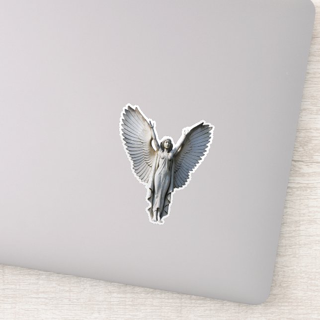 Autocollant en vinyle sur mesure Angel (Détail)